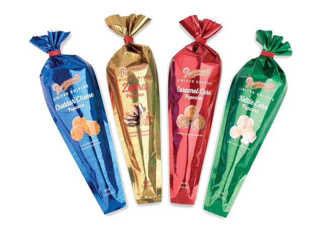 Holidays Popcornopolis Gourmet Popcorn Cones-EventCateringHouston.com