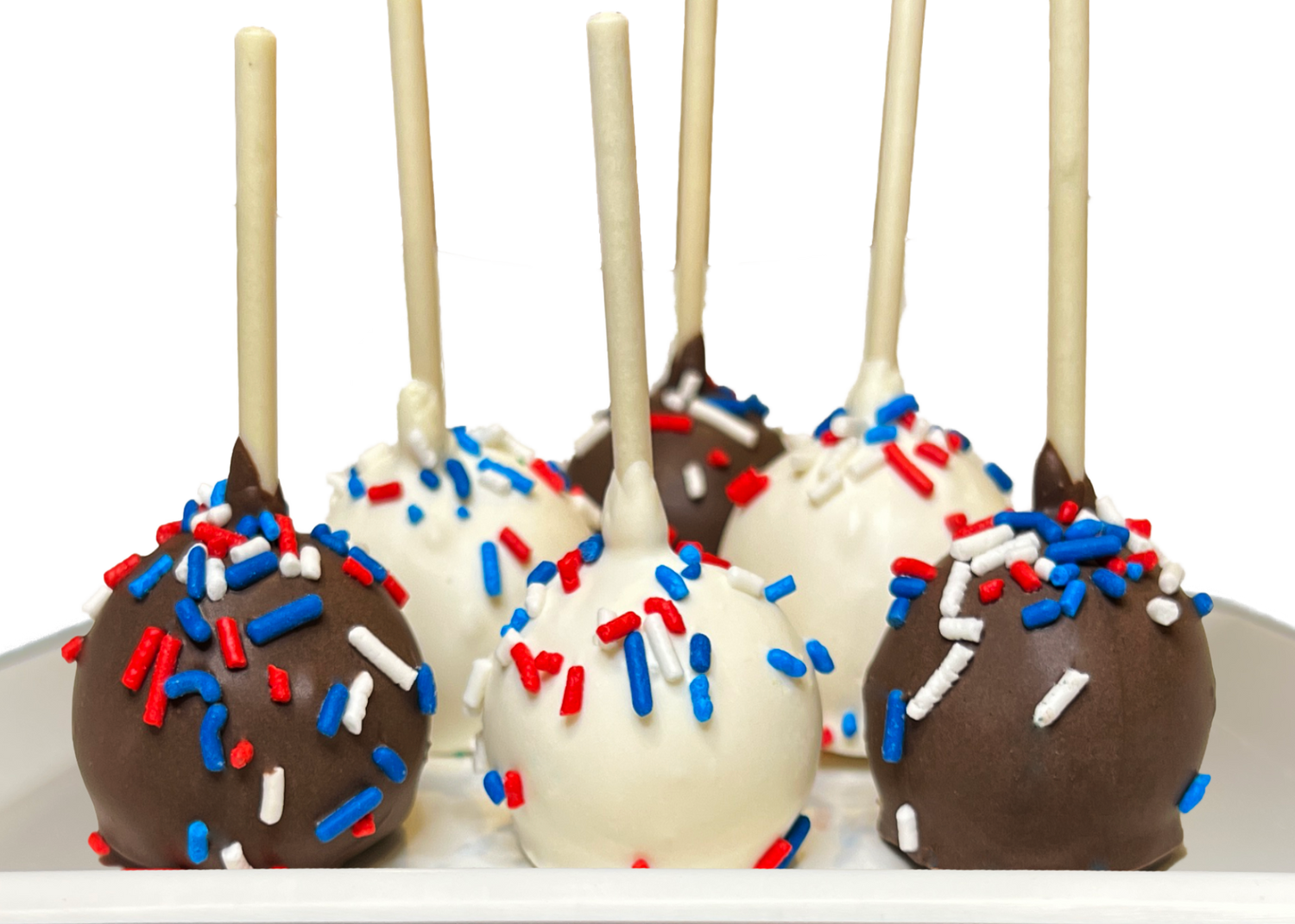 Patriotic Cake Pops-EventCateringHouston.com