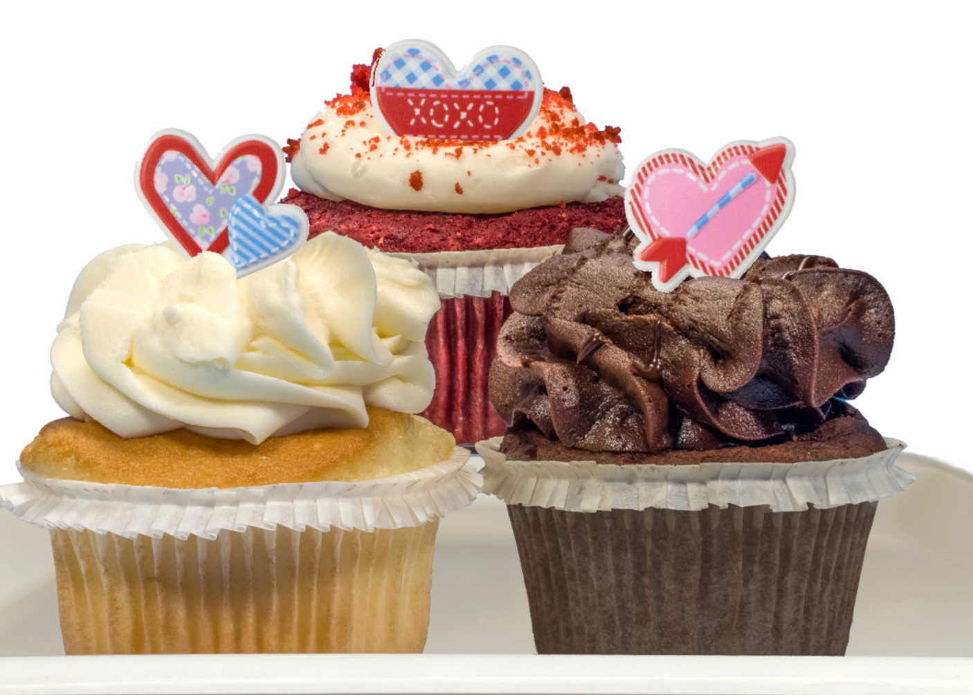 Valentine Themed cupcakes-EventCateringHouston.com