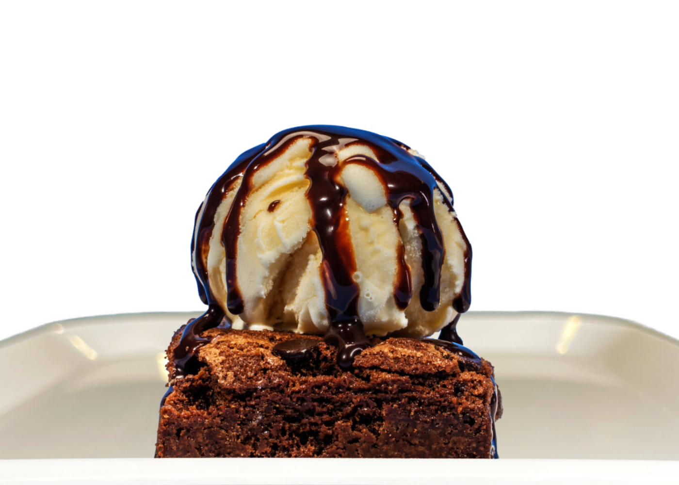 Brownie a la Mode with Toppings-EventCateringHouston.com