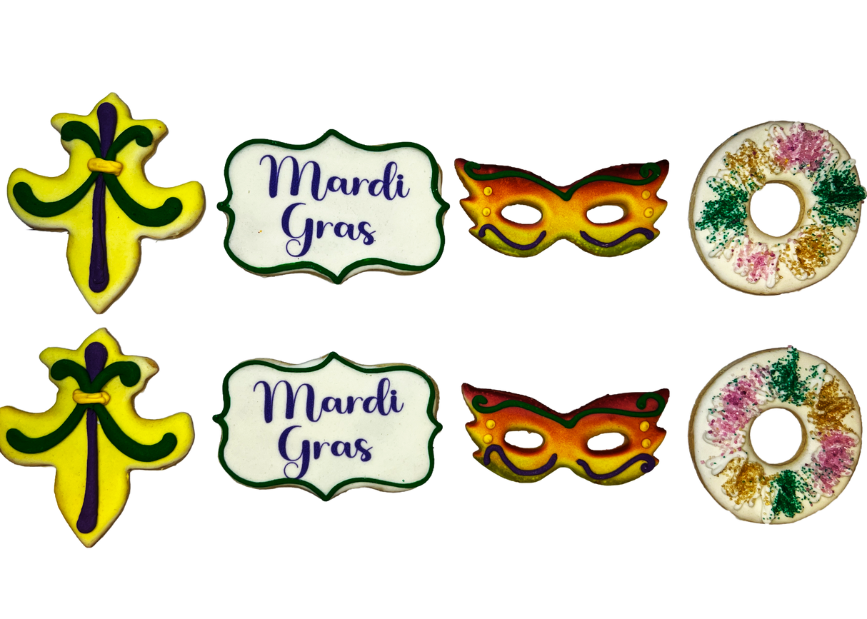 Mardi Gras Cookies-EventCateringHouston.com