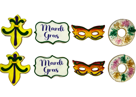 Mardi Gras Cookies-EventCateringHouston.com