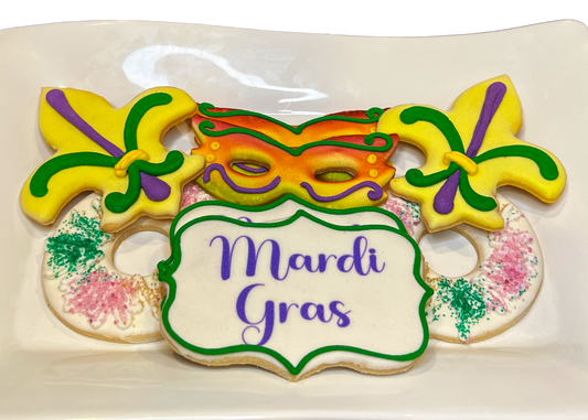 Mardi Gras Cookies-EventCateringHouston.com
