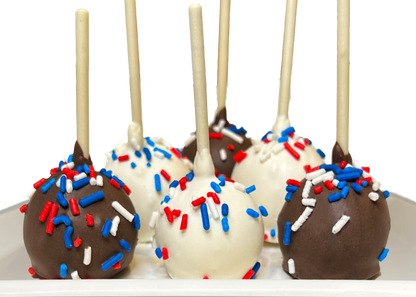 Patriotic Cake Pops-EventCateringHouston.com