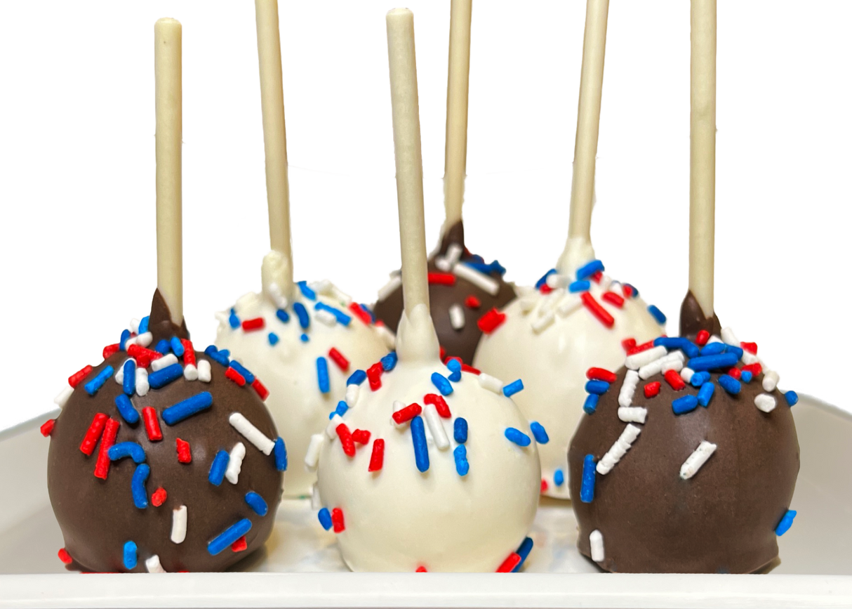 Patriotic Cake Pops-EventCateringHouston.com