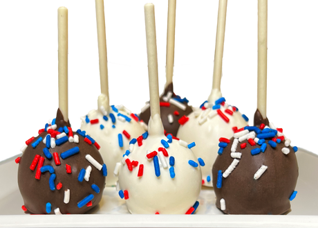 Patriotic Cake Pops-EventCateringHouston.com