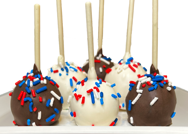 Patriotic Cake Pops-EventCateringHouston.com