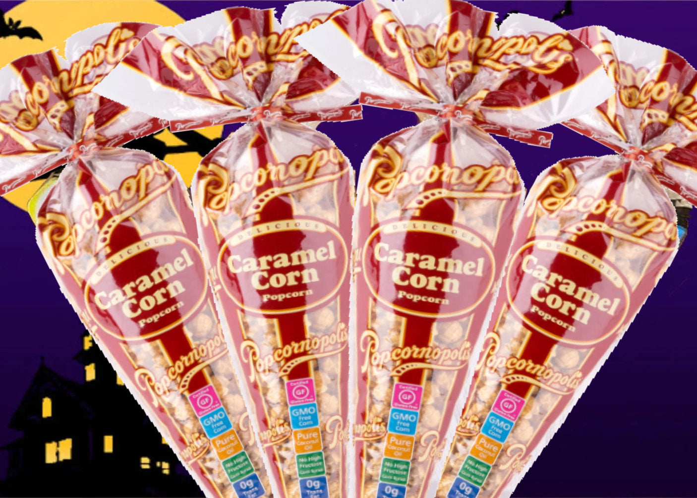 Halloween Popcornopolis Gourmet Popcorn Cones