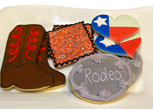 Rodeo Go Texan Cookies-EventCateringHouston.com