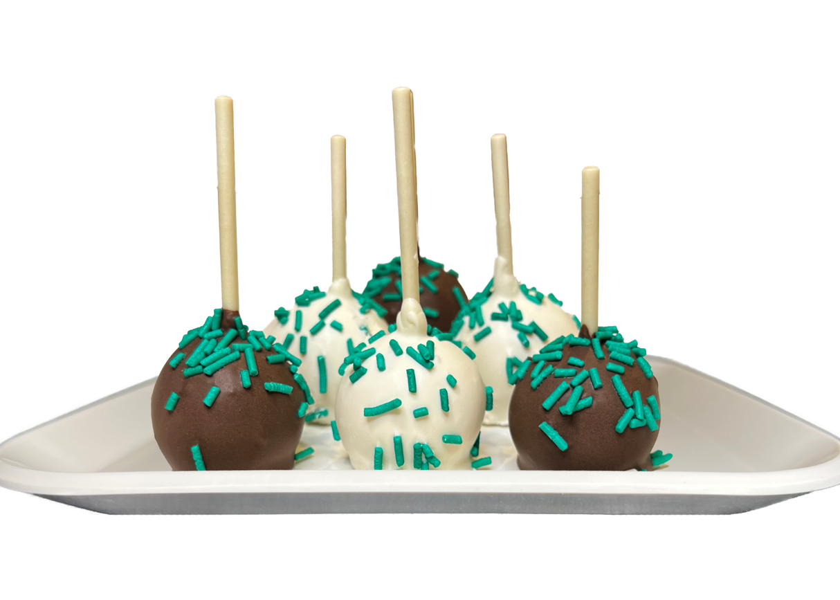 St Patrick's Day Cake Pops-EventCateringHouston.com