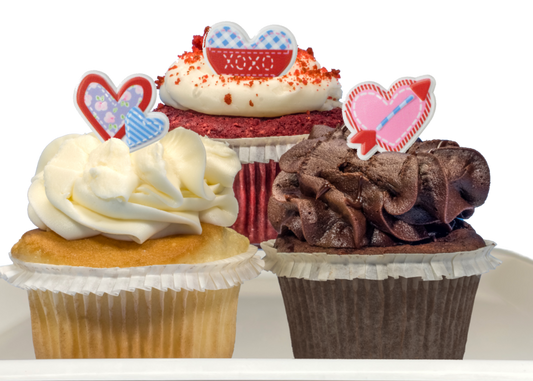 Valentine Themed cupcakes-EventCateringHouston.com